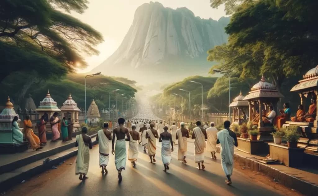 The Spiritual Benefits of Giri Pradakshina: Circumambulating Arunachala Hill — Spirituality
