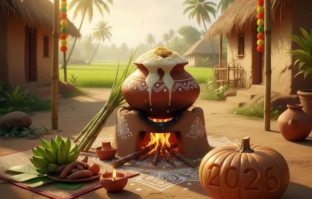 Pongal 2026: Dates, Celebrations, Importance, History, Rituals, Poojas, Astrological Significance, Mantras, and Regional Names — Festivals