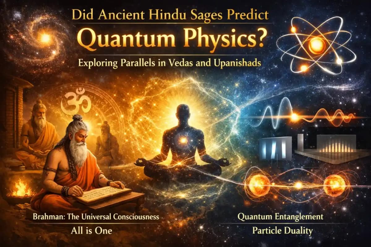 Did Ancient Hindu Sages Predict Quantum Physics? Exploring Parallels in Vedas and Upanishads — Pooja, Slokas and Mantras