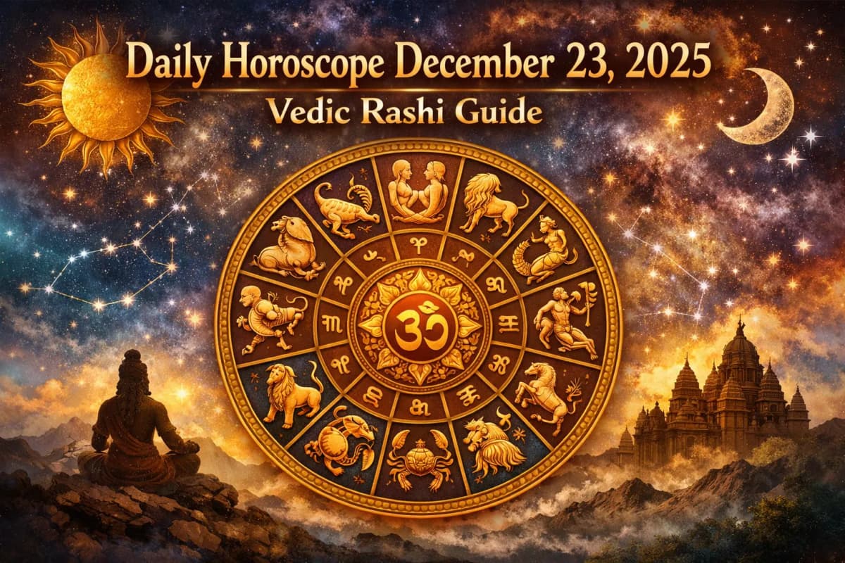 Daily Horoscope December 23, 2025 – Vedic Rashi Guide — Astrology