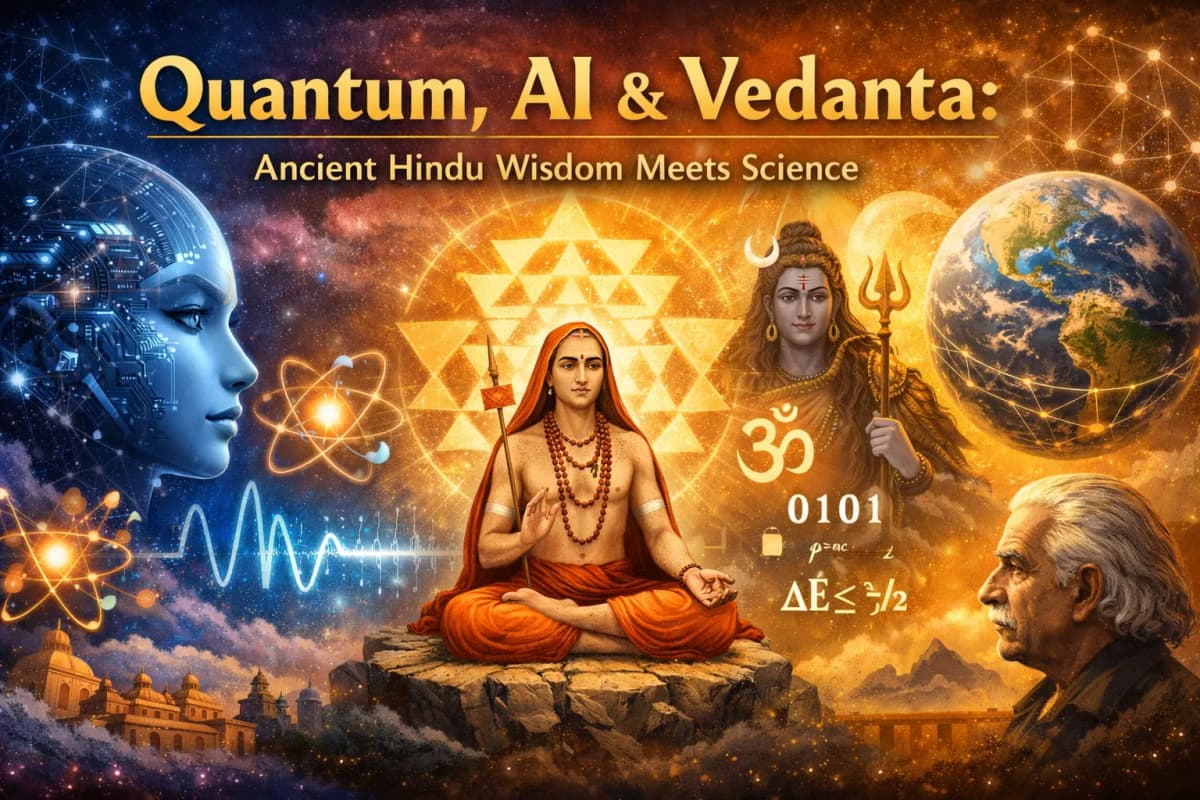 Quantum, AI & Vedanta: Ancient Hindu Wisdom Meets Science — Hinduism