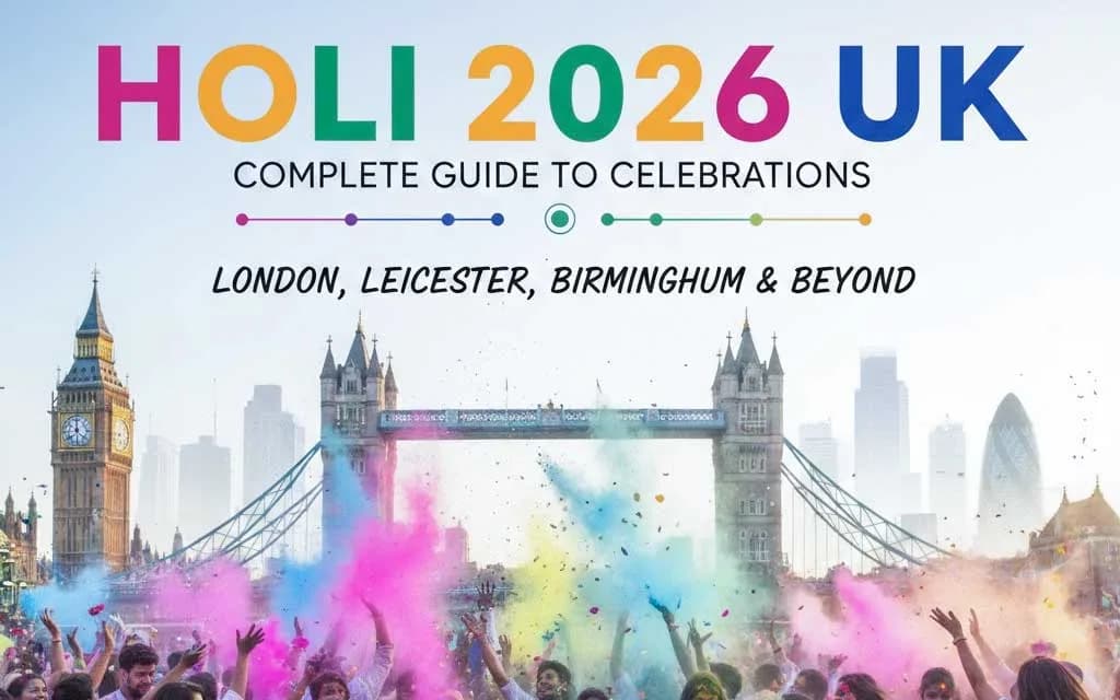 Holi 2026 UK: Complete Guide to Celebrations Across London, Leicester, Birmingham & Beyond