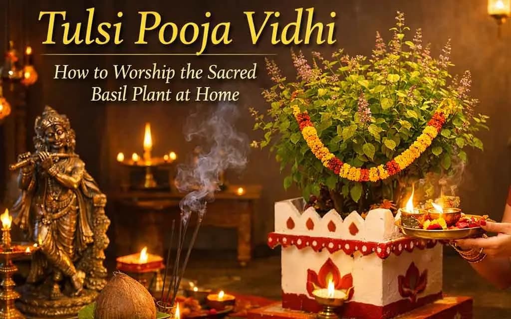 Tulsi Pooja Vidhi – How to Worship the Sacred Basil Plant at Home — Spirituality
