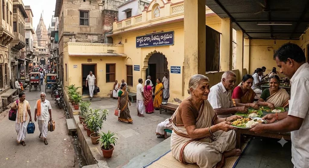 Kashi Dokka Seethamma Ashram for Telugu Devotees | Free Food & Affordable Rooms in Varanasi — News