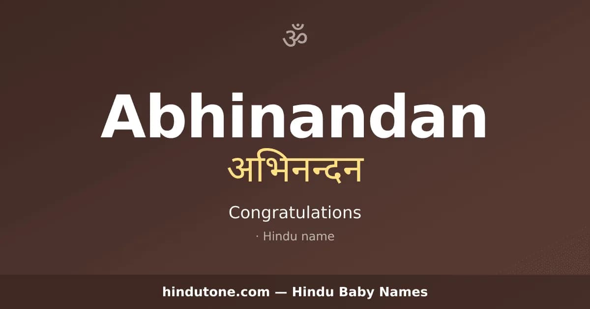 Abhinandan