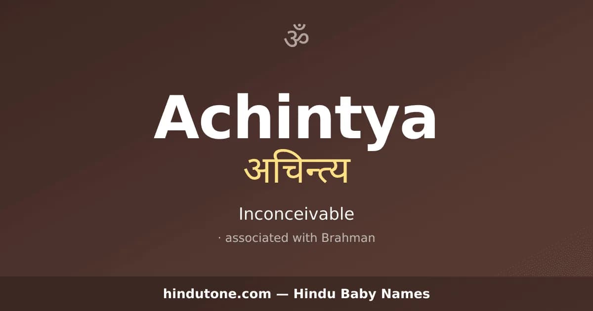 Achintya
