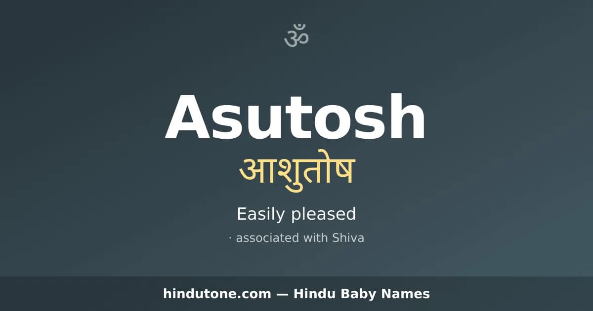 Asutosh