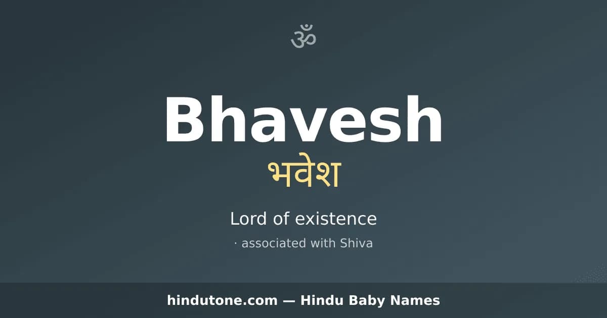 Bhavesh — Hindu Boy Names with B