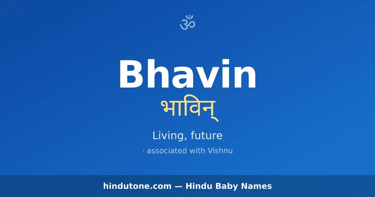 Bhavin — Hindu Boy Names with B