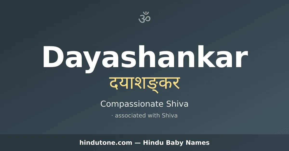Dayashankar
