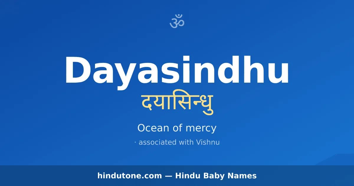 Dayasindhu