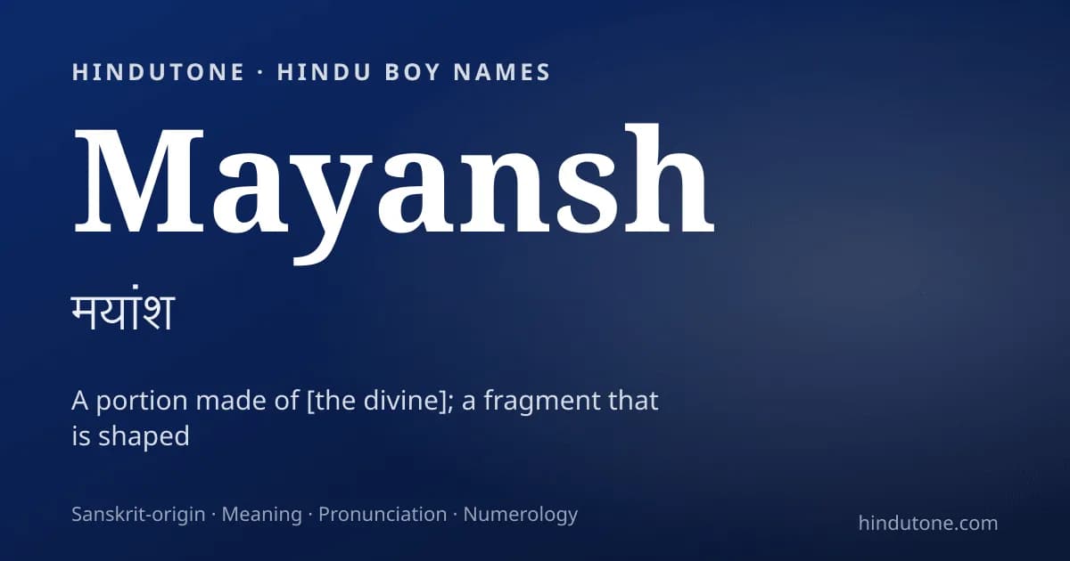 Mayansh