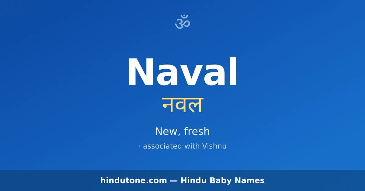 Naval — Hindu Boy Names with N