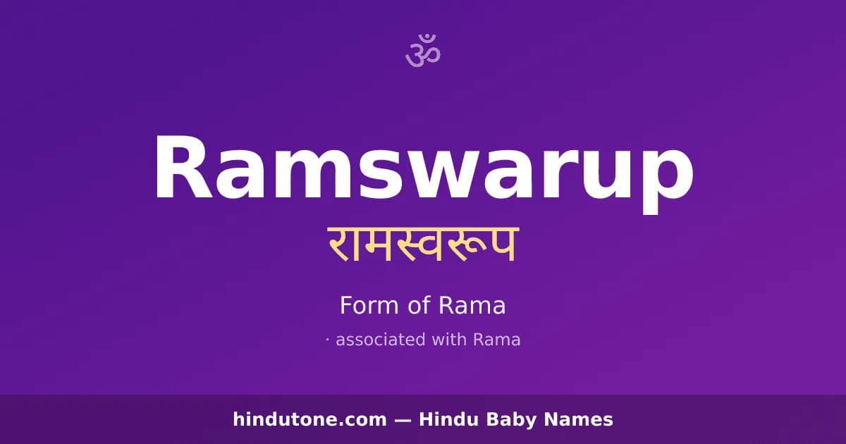 Ramswarup