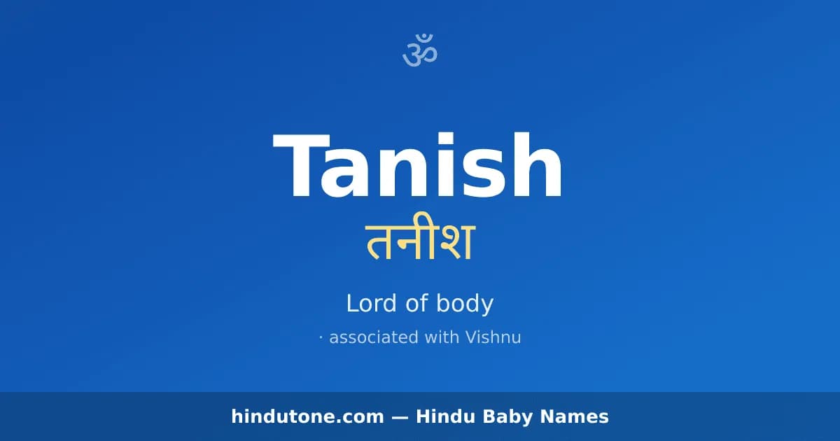 Tanish — Hindu Boy Names with T