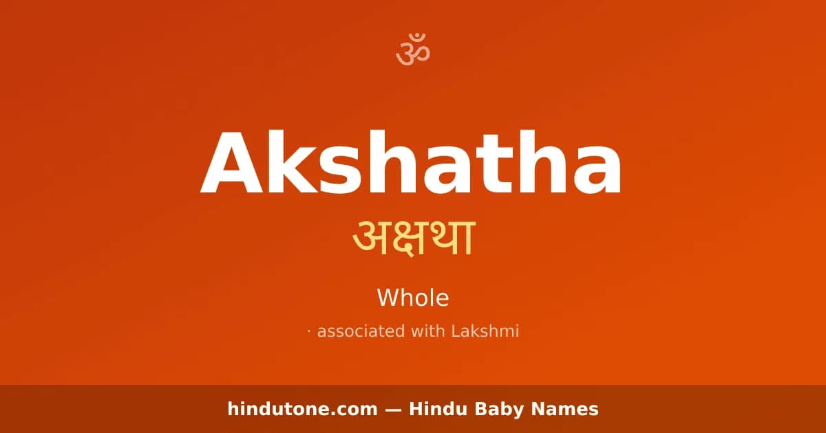 Akshatha