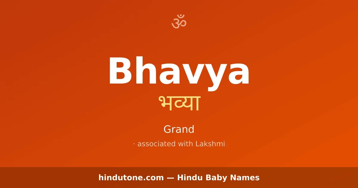 Bhavya