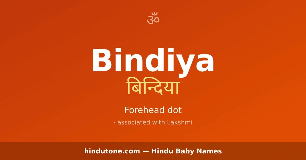 Bindiya