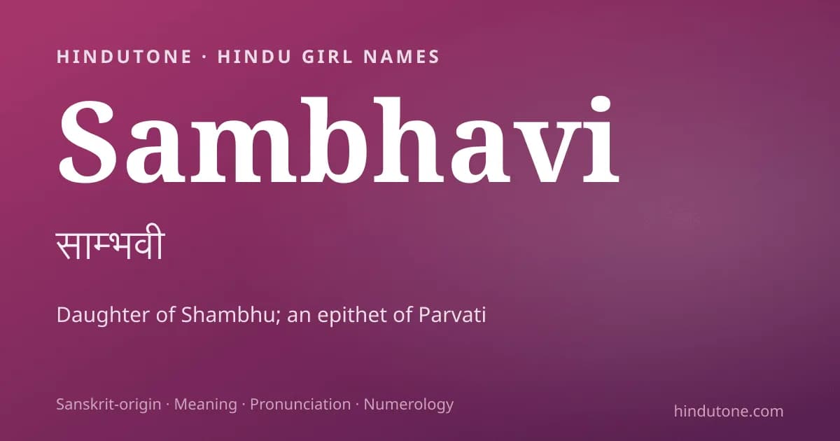 Sambhavi