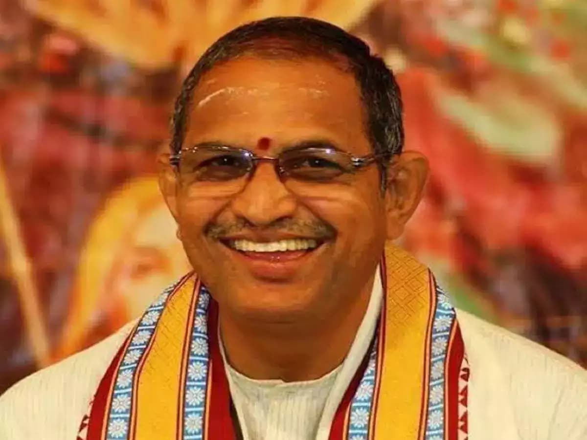 Chaganti Koteswara Rao is a revered spiritual orator from Andhra Pradesh