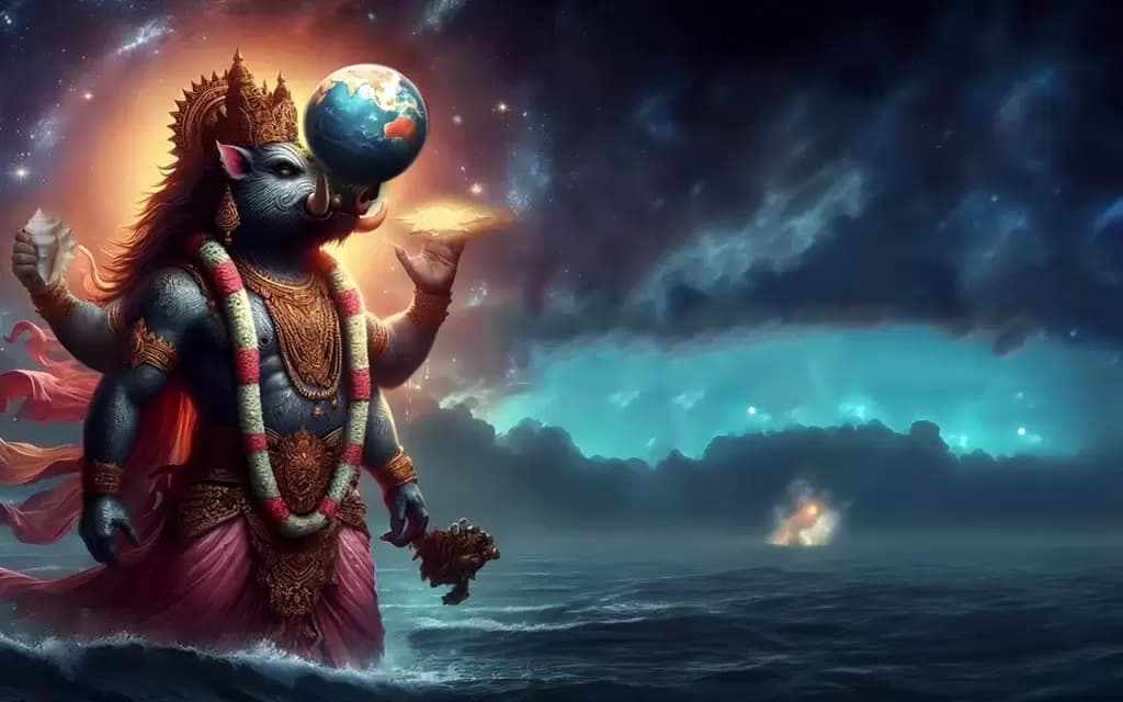 Varaha Avatar: The Boar Who Lifted the Earth