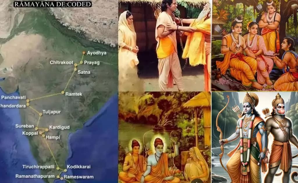 The Route Traveled by Shree Ram during Vanavas