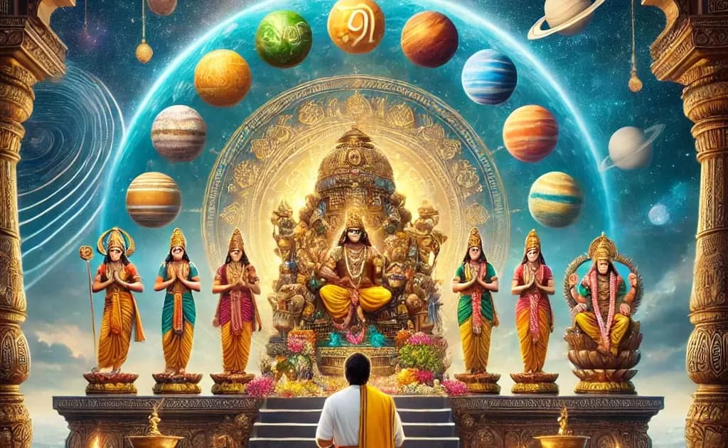 Astrological Significance of Wearing Specific Colors for Nava Graha Pooja