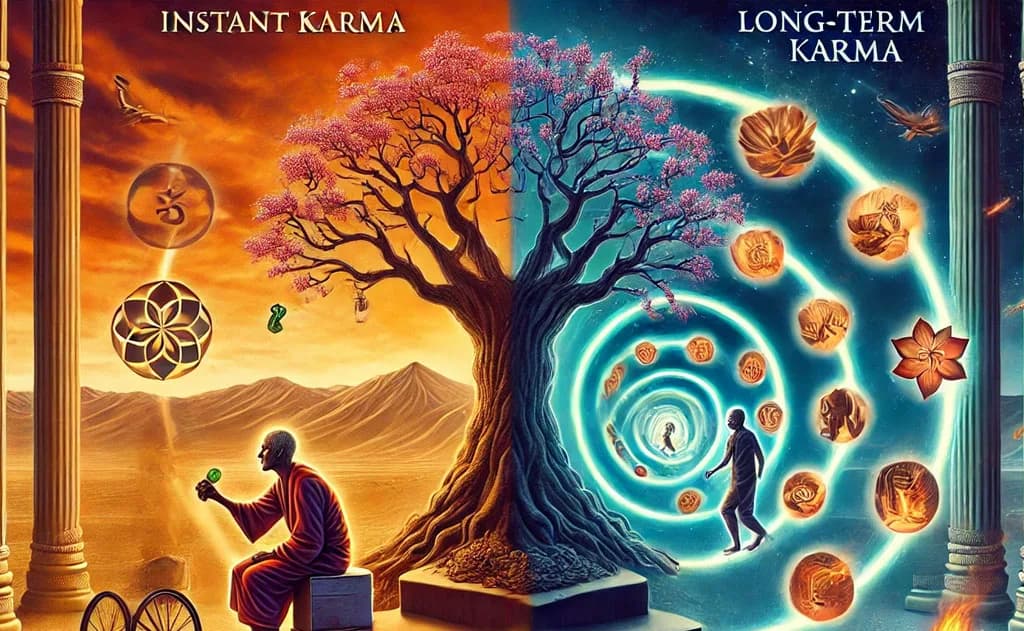 Instant Karma vs. Long-Term Karma: A Comparative Analysis