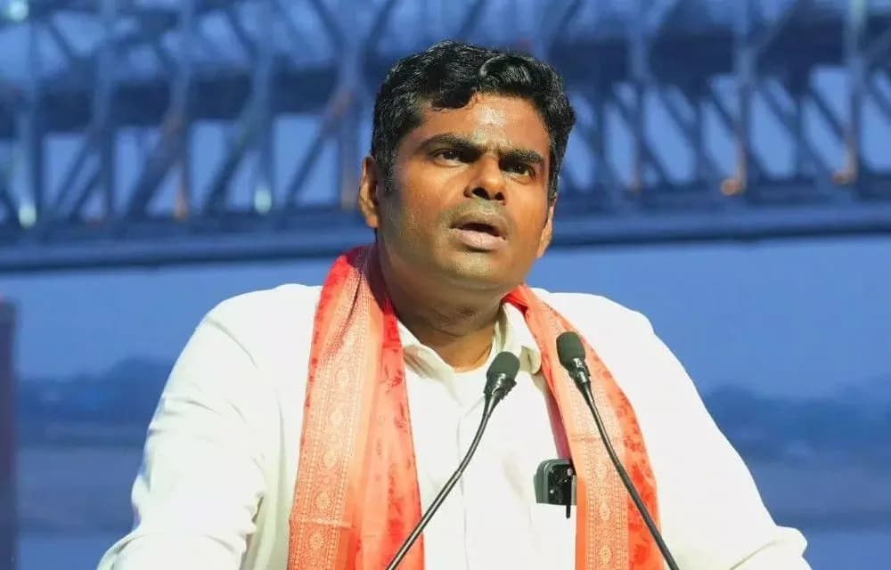 Breaking : K. Annamalai has stepped down as the Tamil Nadu BJP President,