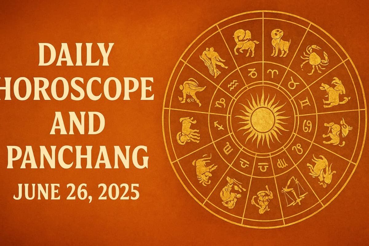 Daily Horoscope and Panchang for June 26, 2025