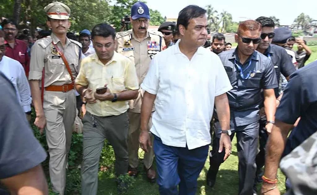Assam CM Himanta Sarma Issues Shoot-at-Sight Order in Dhubri After Hanuman Temple Desecration on Bakrid