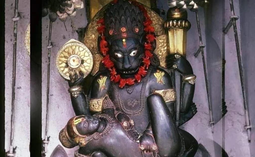 Ugra Narasimhar Temple in Kathmandu, Nepal: The Sacred Marvel Built Entirely of Shaligrama Shila — Temples