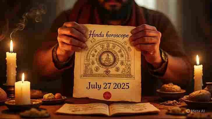 Hindu Horoscope for July 27, 2025: Vedic Astrology Predictions — Astrology