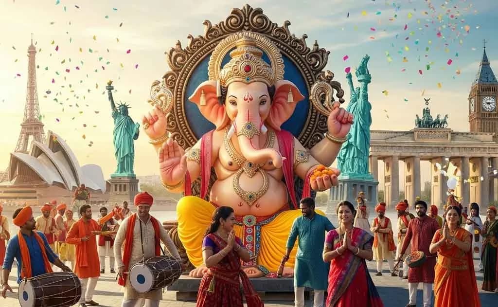 Famous Ganesh Celebrations Outside India | Global Journey of Faith & Devotion