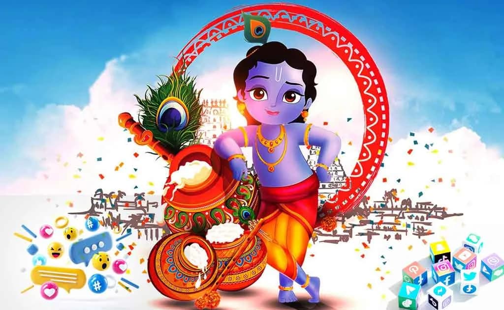 Janmashtami Social Media Post Ideas: Captions, Hashtags & Reels for 2025 — Festivals