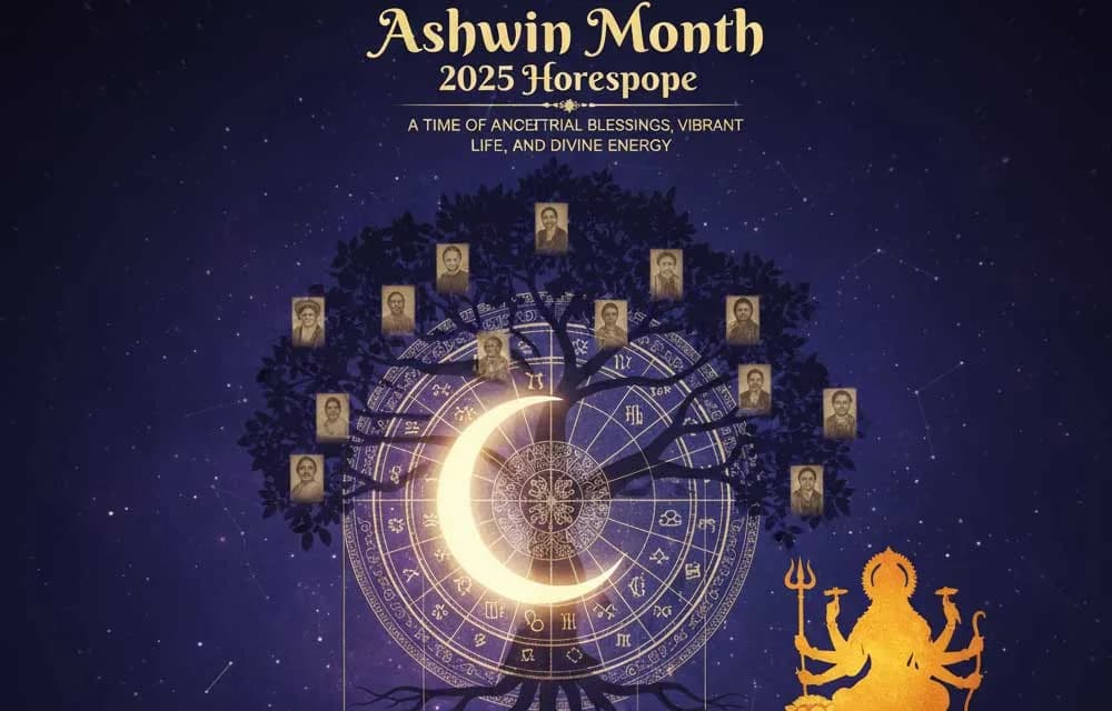 Ashwin Month 2025 Horoscope: Complete Vedic Astrology Predictions by Moon Sign — Monthly