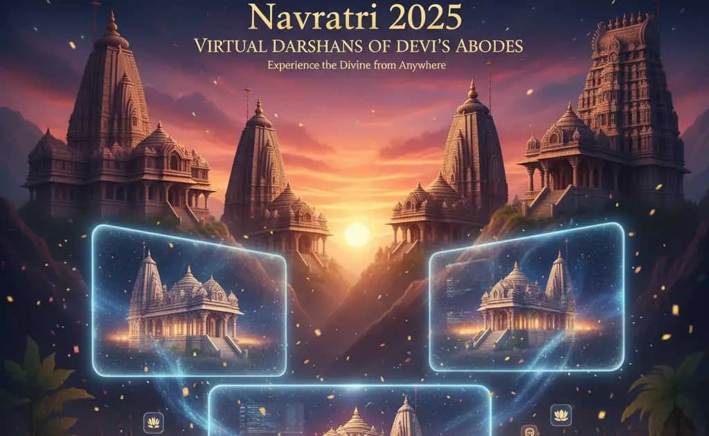 Sacred Temples for Navratri 2025: Virtual Darshans of Devi's Abodes