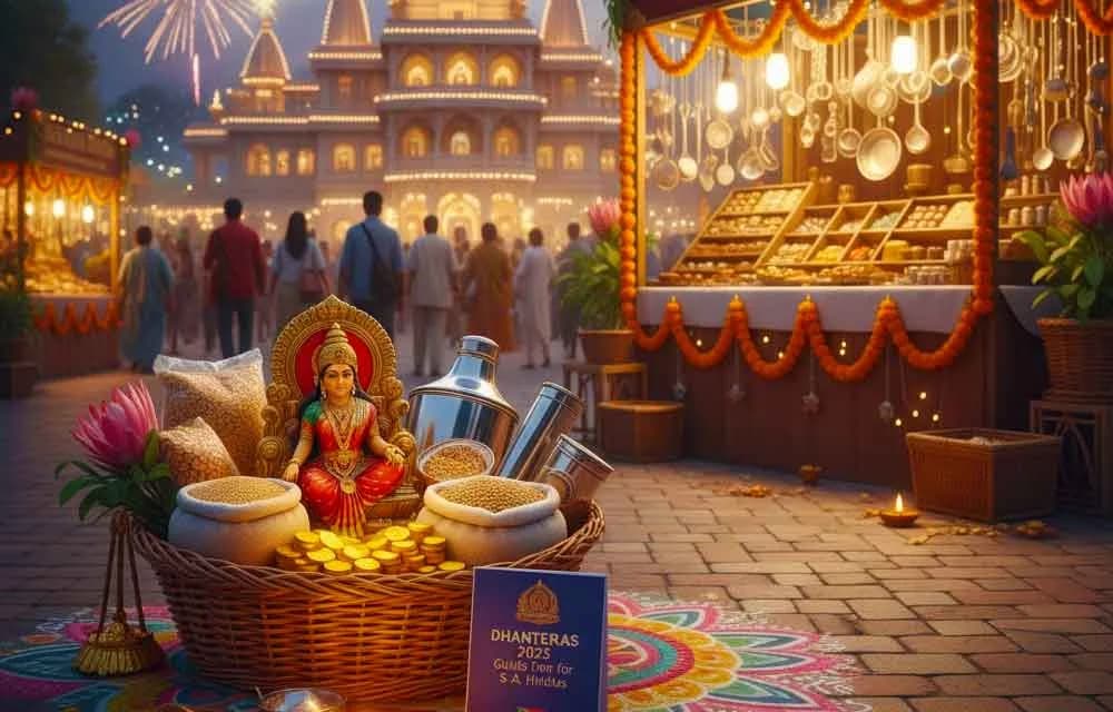 Dhanteras 2025: Complete Shopping & Celebration Guide for South African Hindus