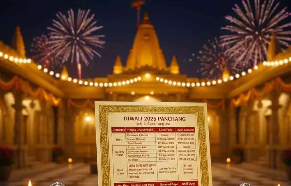 Diwali 2025 Panchang for USA NRIs - Complete Guide with Dates and Timings