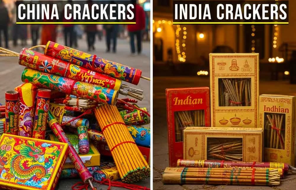 China Crackers vs India Crackers: Which One is Preferred for Diwali 2025?