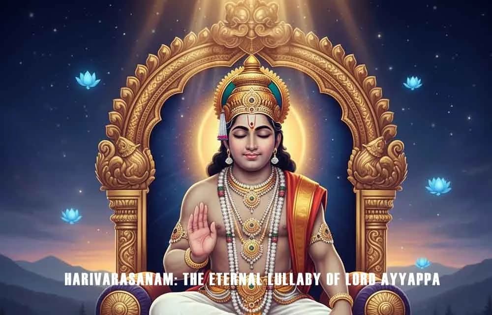 Harivarasanam: The Eternal Lullaby of Lord Ayyappa – Lyrics, Meaning, and Sacred History