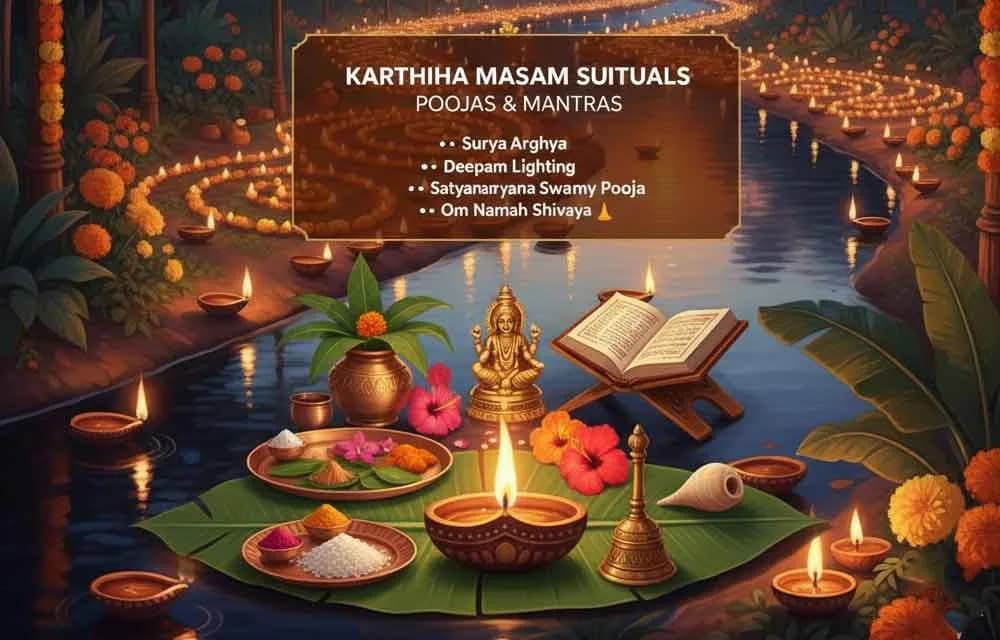 Karthika Masam Sunday Rituals, Poojas, Mantras & Vratams: Complete 2025 Guide for Divine Blessings & Spiritual Growth