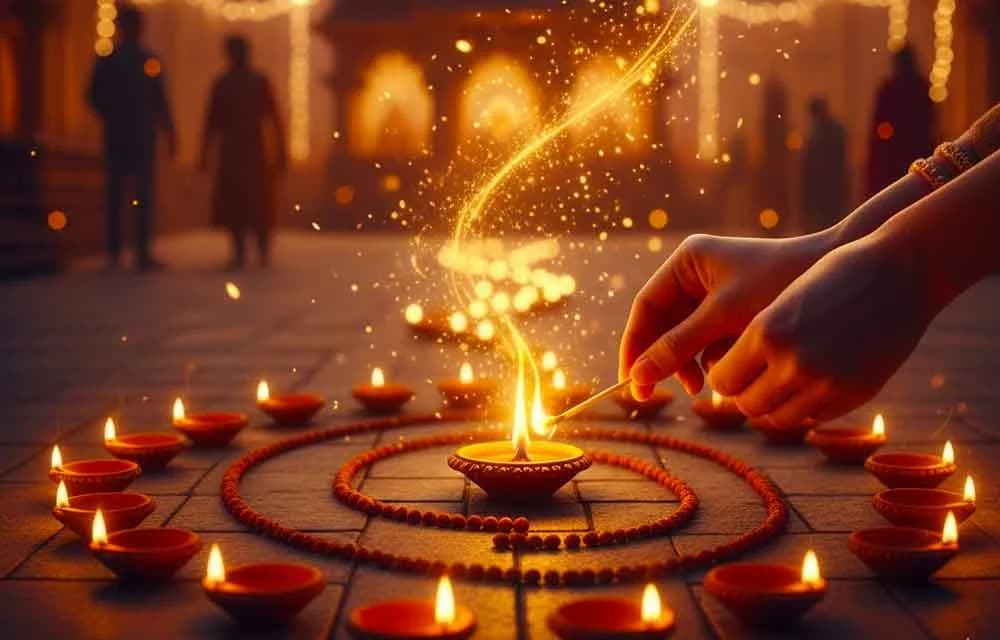 The Energy of Diwali: How Lighting Diyas Boosts Positive Vibrations