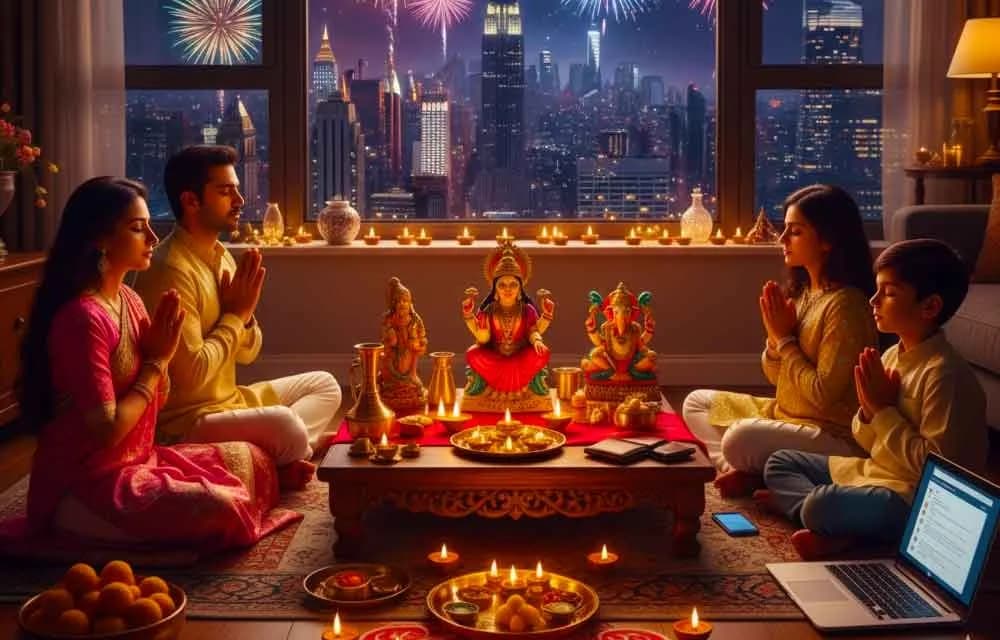 Diwali 2025 Mantras Guide for NRIs in New York (USA)