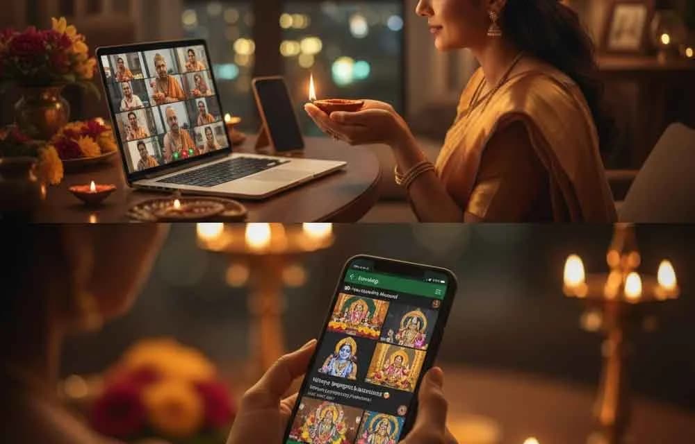 Virtual Rituals and App-Shared Blessings: How NRIs Keep Karthika Masam Alive Across Borders