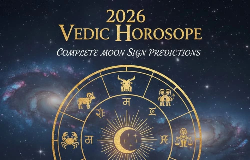 2026 VEDIC HOROSCOPE - COMPLETE MOON SIGN PREDICTIONS — Yearly