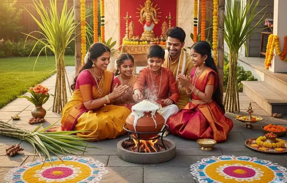 Pongal 2026: Complete Guide for Hindu Americans - Dates, Celebrations, Rituals & US City-wise Events — Festivals