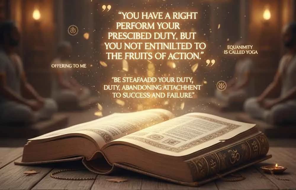 Timeless Karma Quotes from Bhagavad Gita: Guidance for Hindus in Germany — Bhagavad Gita