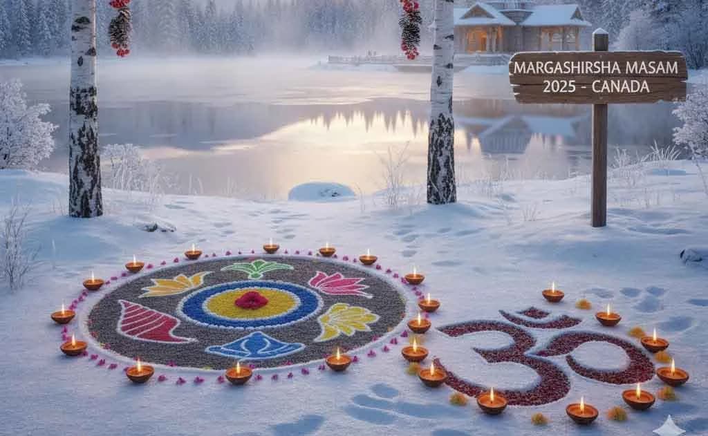 Margashirsha Masam 2025 Canada: Complete Guide, Dates, Rituals & Top Hindu Temples to Visit
