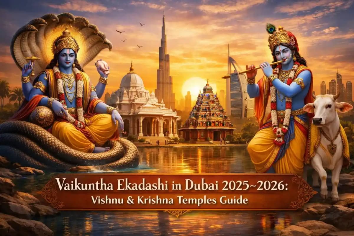Vaikuntha Ekadashi in Dubai 2025–2026: Vishnu & Krishna Temples Guide — Festivals